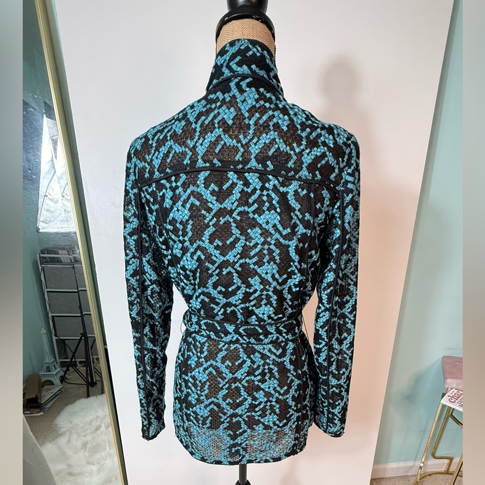#577 PER SE Patterned Blazer size 2 - Picture 4 of 14